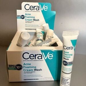 CeraVe Acne Foaming Cream Wash - White and Blue